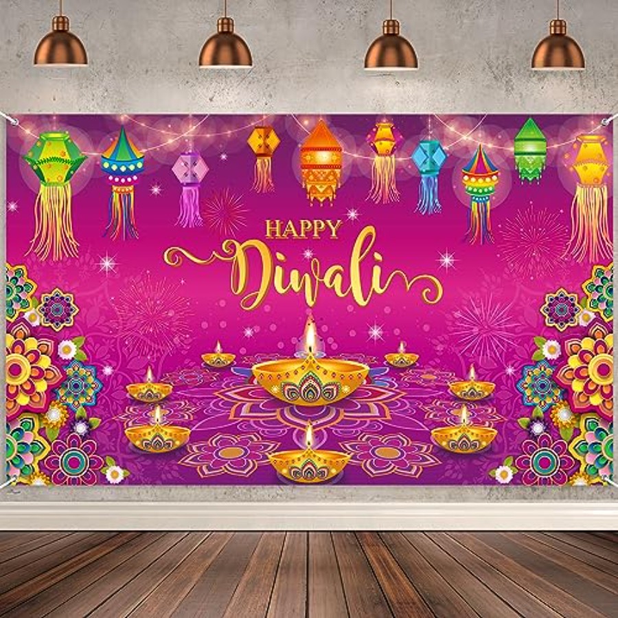 Lighting Decoration For Diwali - Striscione Decorativo per Diwali, Decorazioni da
