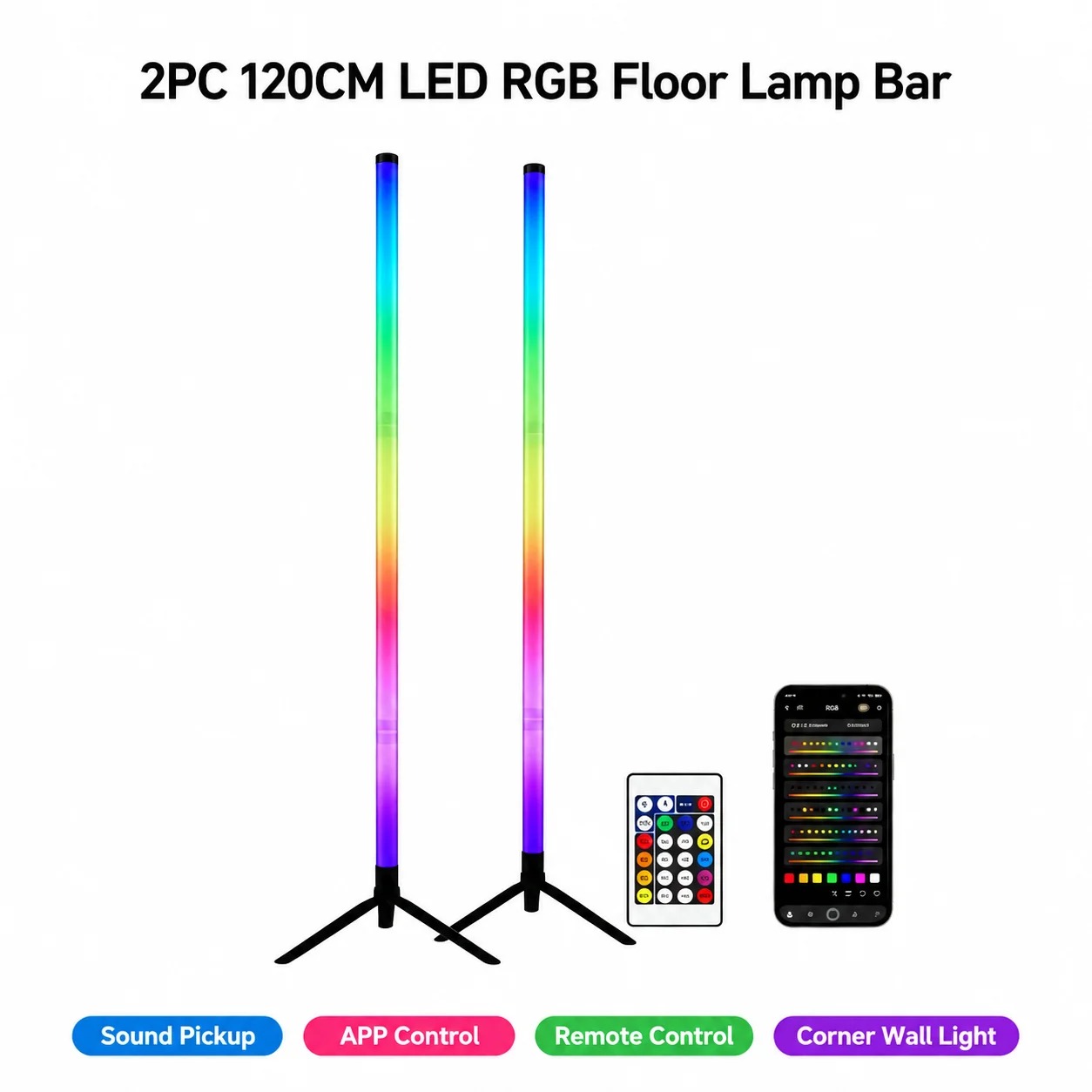 Decor Lighting Pack - Set di 2 Lampade da Terra