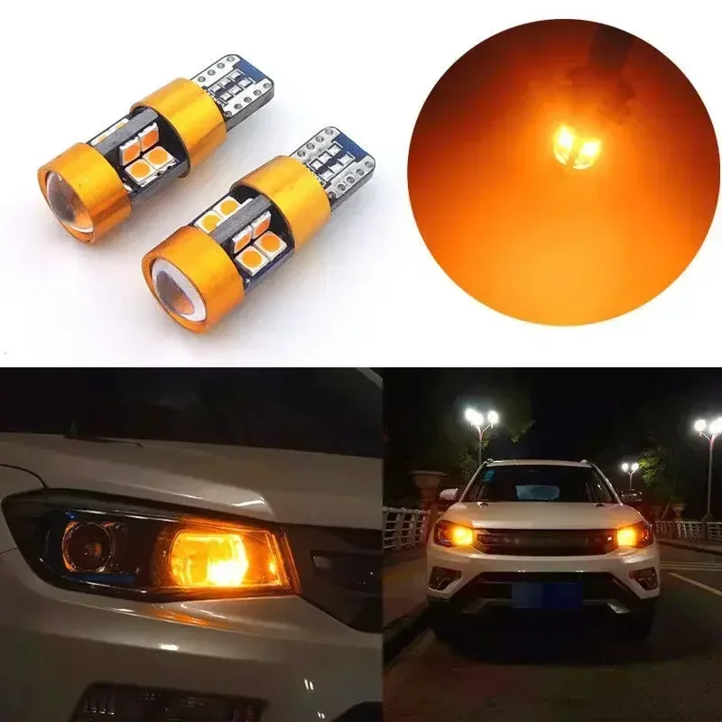Orange Lighting Decor - 2 pezzi per auto T10 12V