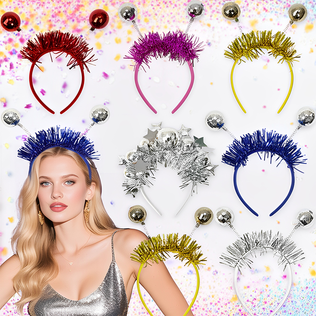 Disco Ball Mirror - Fascia per capelli con palla da