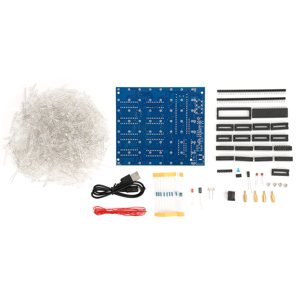 Home Decor Lighting Manufacturer - Kit Luce LED 3D Quadrata 8x8x8