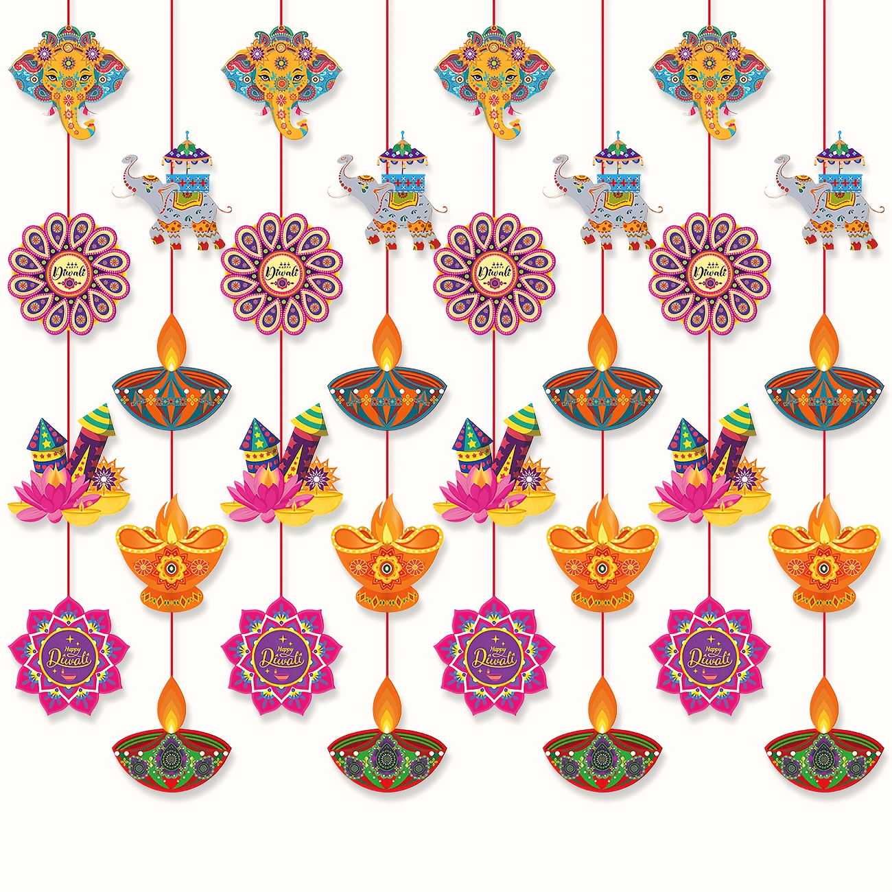 Lighting Decoration For Diwali - Happy Diwali Decorazione da appendere Forniture