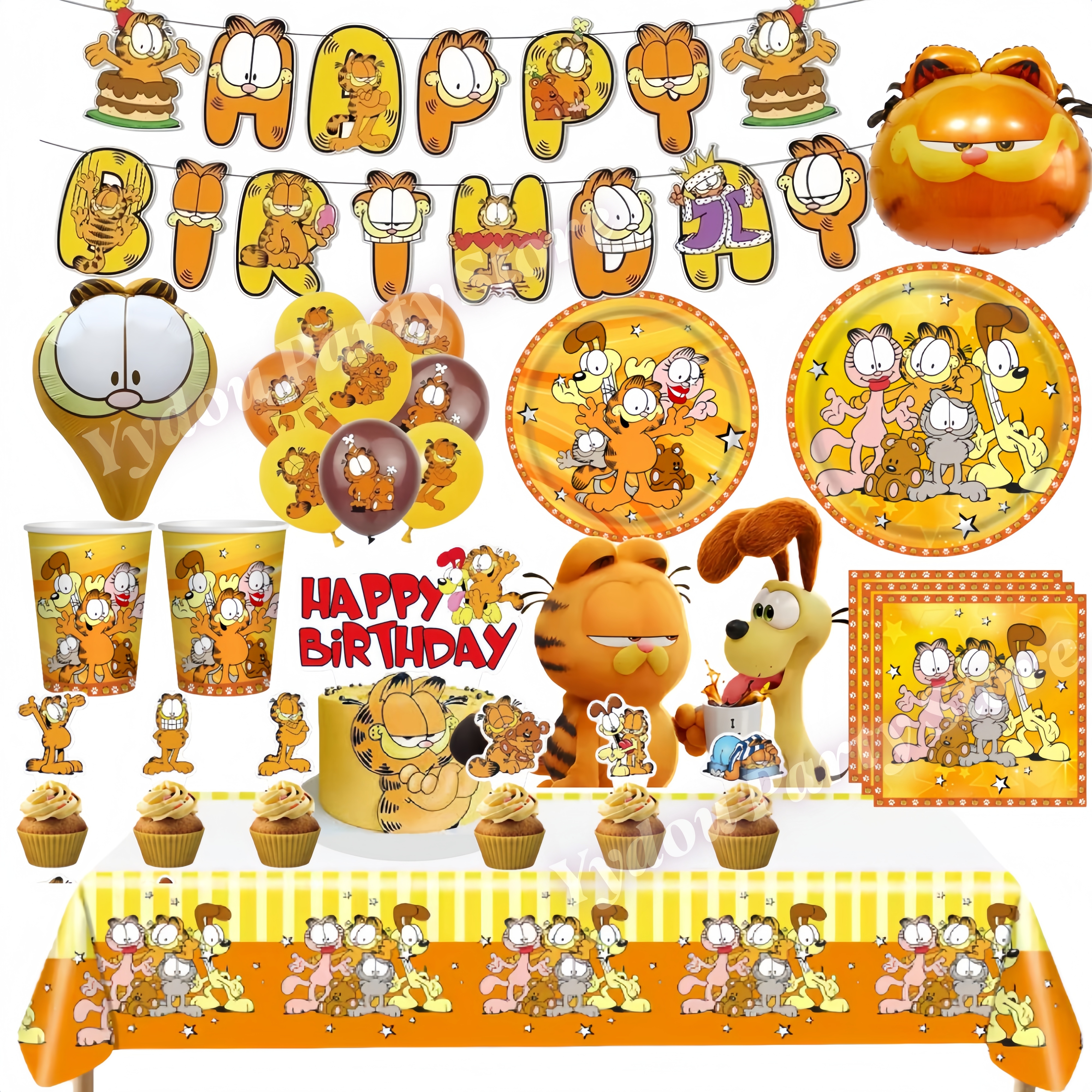 Orange Lighting Decor - Decorazioni per Feste di Compleanno a
