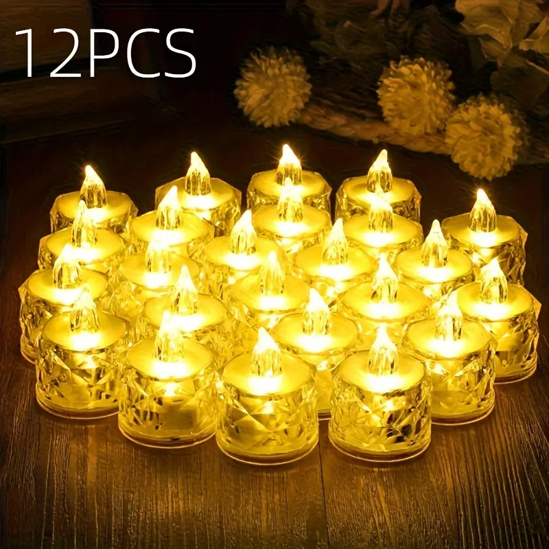 Decor Lighting Pack - Confezione da 12 Candele LED Senza