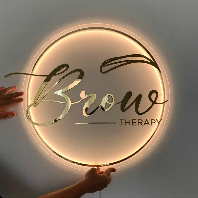 Lighting Decor Company - Logo aziendale personalizzato segni acrilici 3D