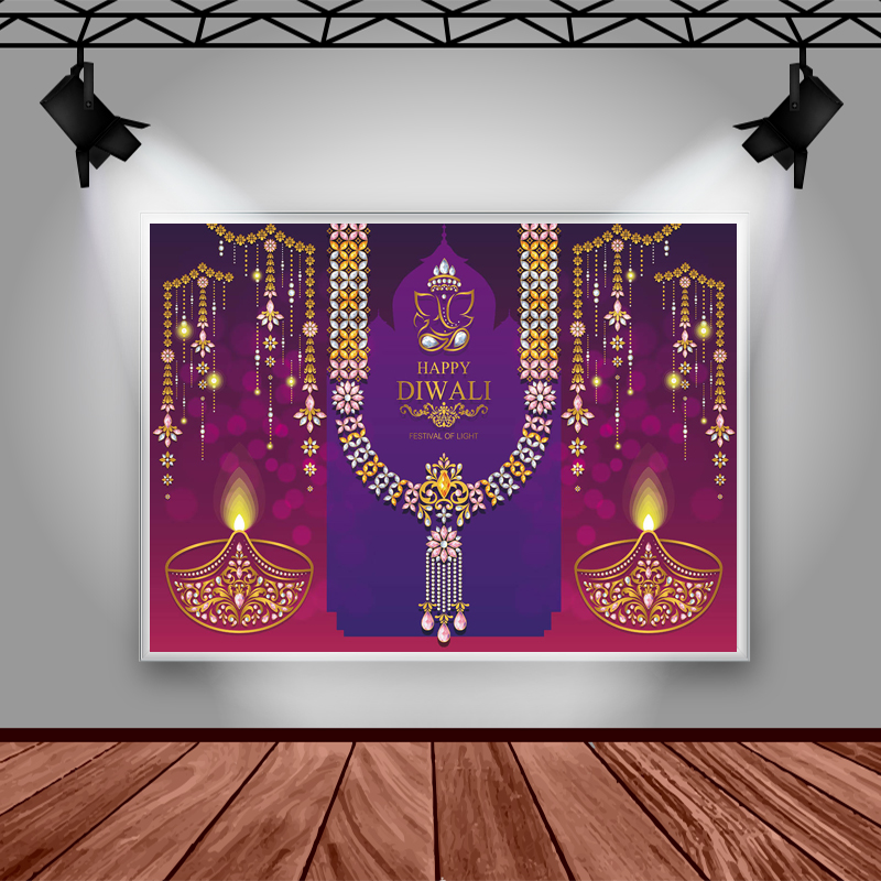 Happy Diwali Fondale fotografi - Lighting Decoration For Diwali recensione e prezzo