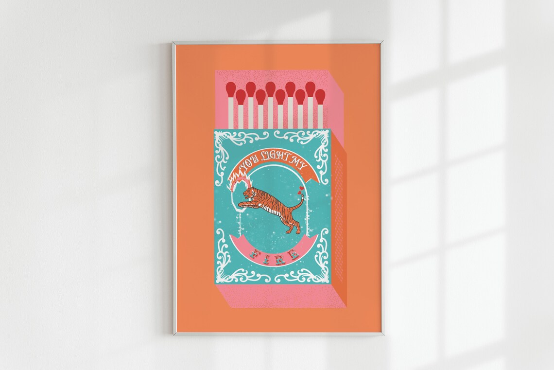 You Light My Fire Orange Match - Orange Lighting Decor recensione e prezzo