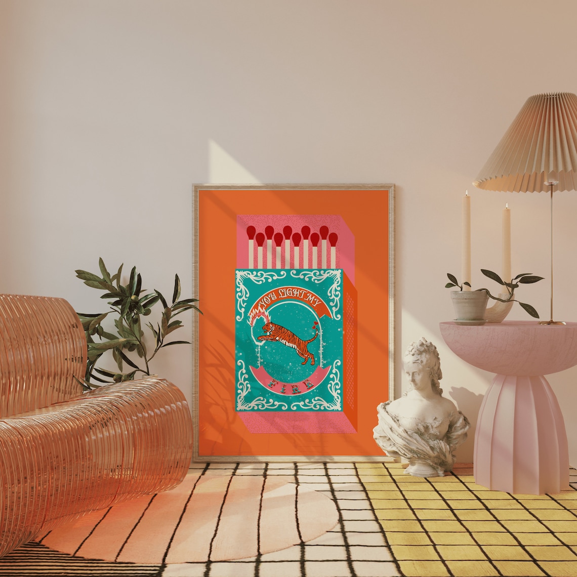 You Light My Fire Orange Match - Orange Lighting Decor recensione e prezzo