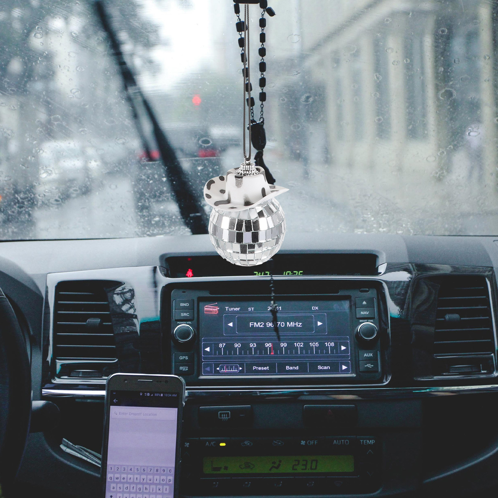 Ornamenti per Specchietto Retr - Disco Ball Mirror recensione e prezzo