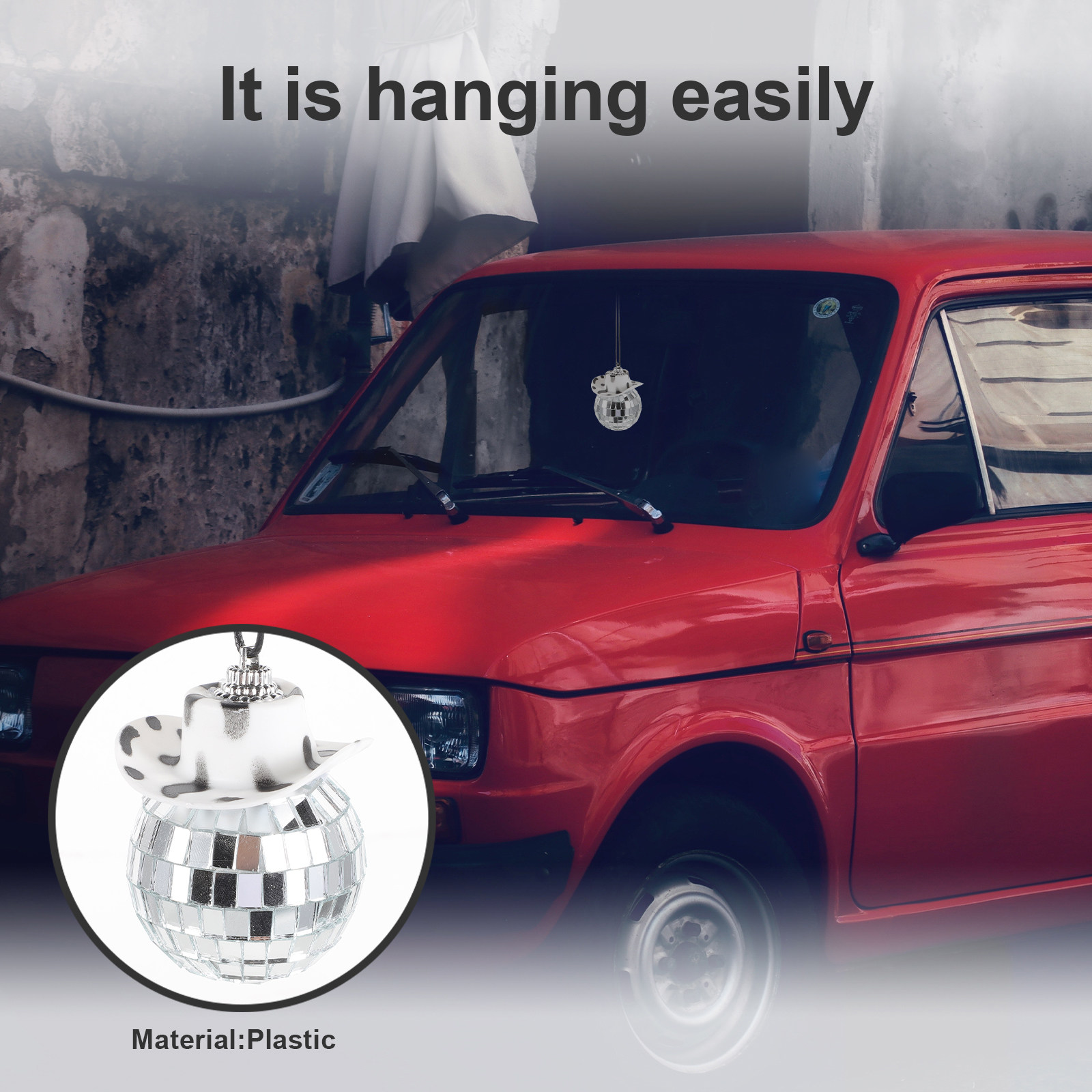 Ornamenti per Specchietto Retr - Disco Ball Mirror recensione e prezzo