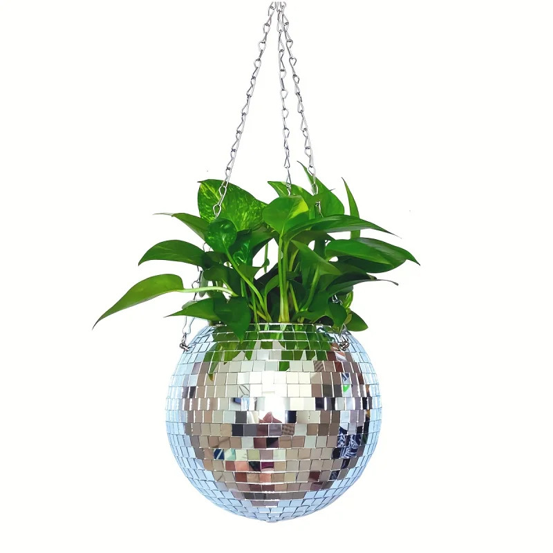 Fioriera a sfera con specchio  - Disco Ball Mirror recensione e prezzo