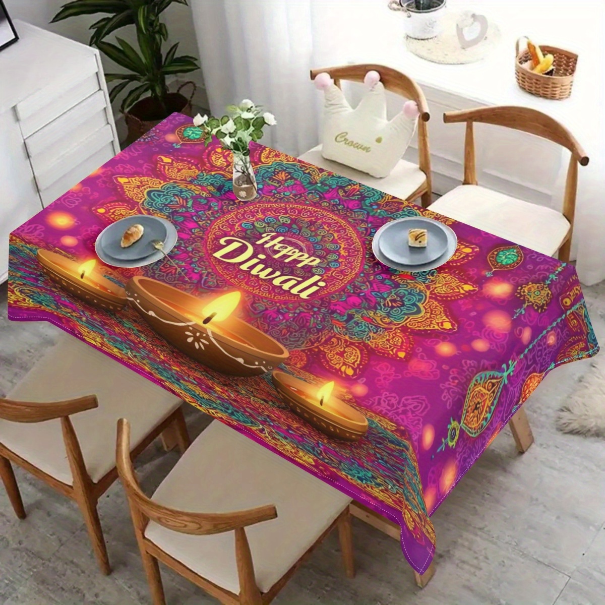 Tovaglia Rettangolare per Deco - Lighting Decoration For Diwali recensione e prezzo