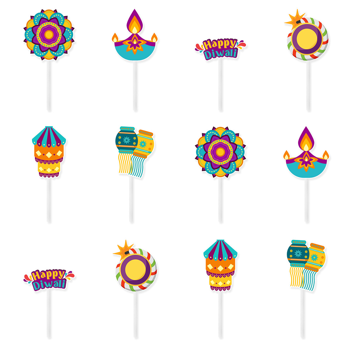 Decorazione per torta a tema D - Lighting Decoration For Diwali recensione e prezzo