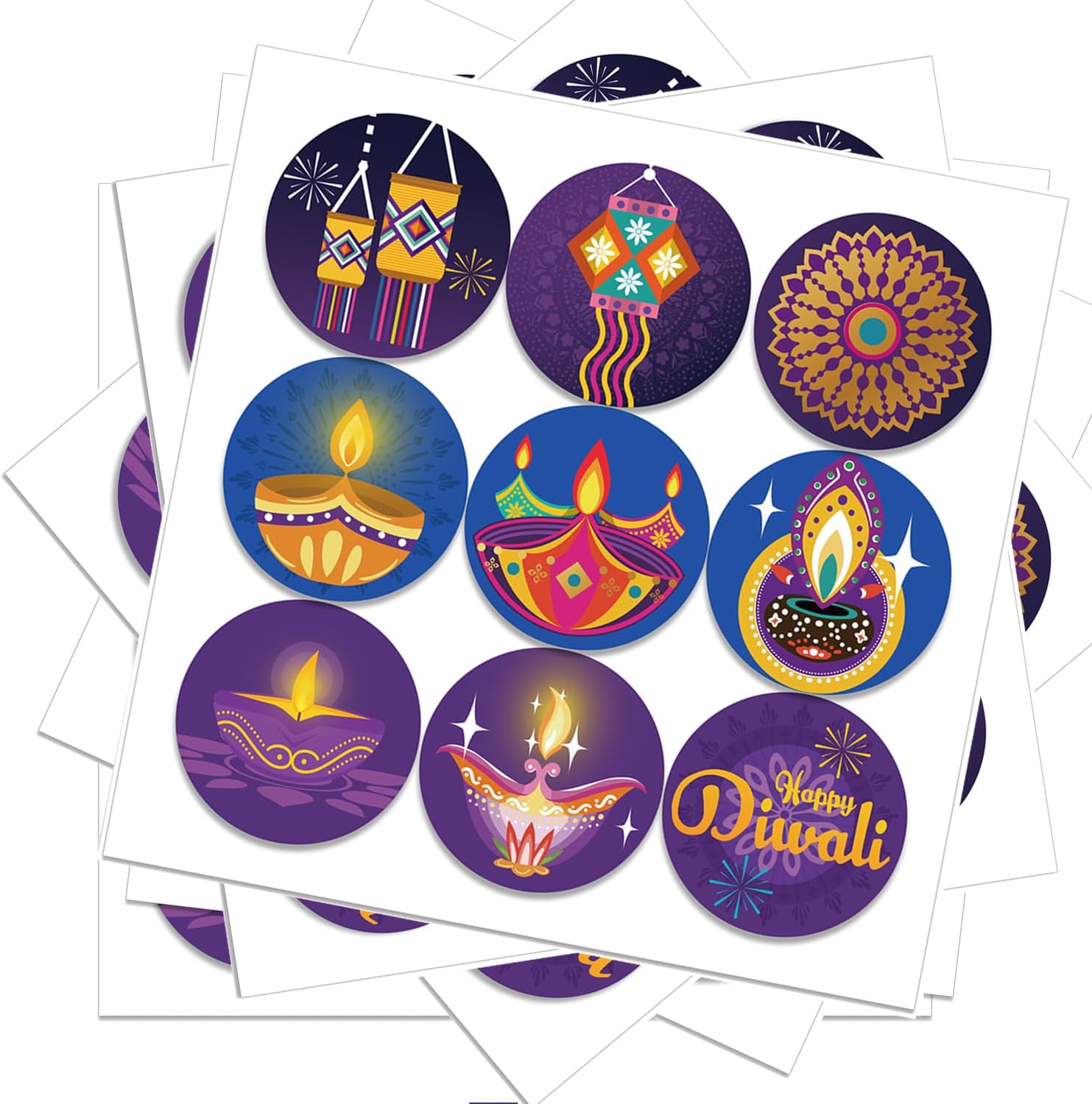 Happy Diwali stickers Indian F - Lighting Decoration For Diwali recensione e prezzo