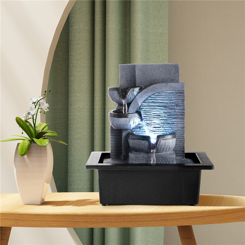 Fontana a cascata con acqua co - Lighting Decor Company recensione e prezzo