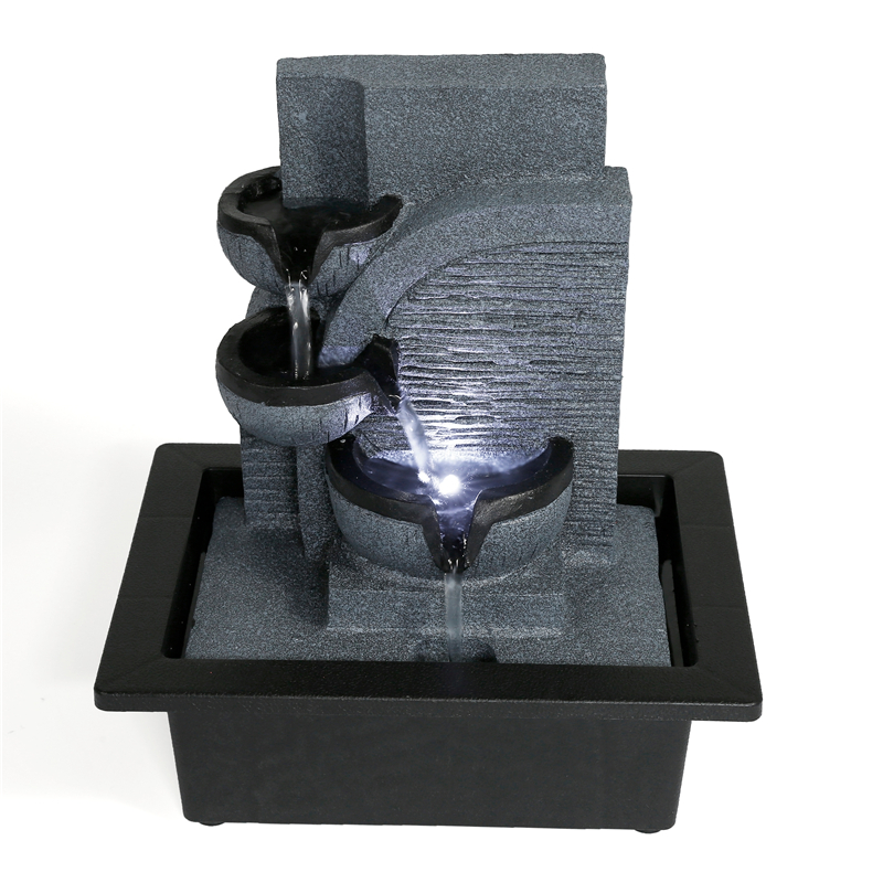 Fontana a cascata con acqua co - Lighting Decor Company recensione e prezzo