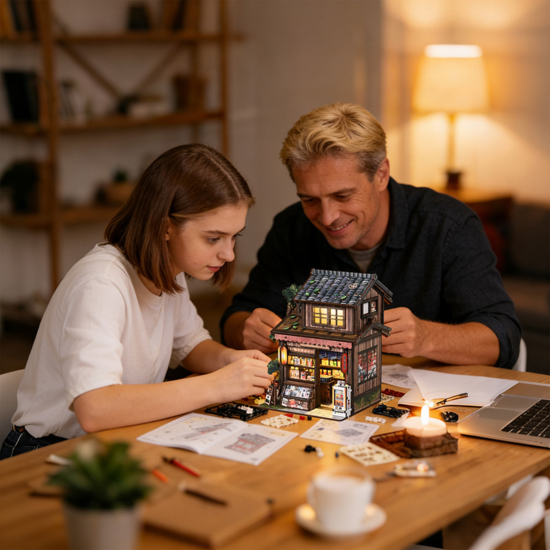 Mini Book Nook Fai-da-Te Negoz - Lighting Decor Store recensione e prezzo