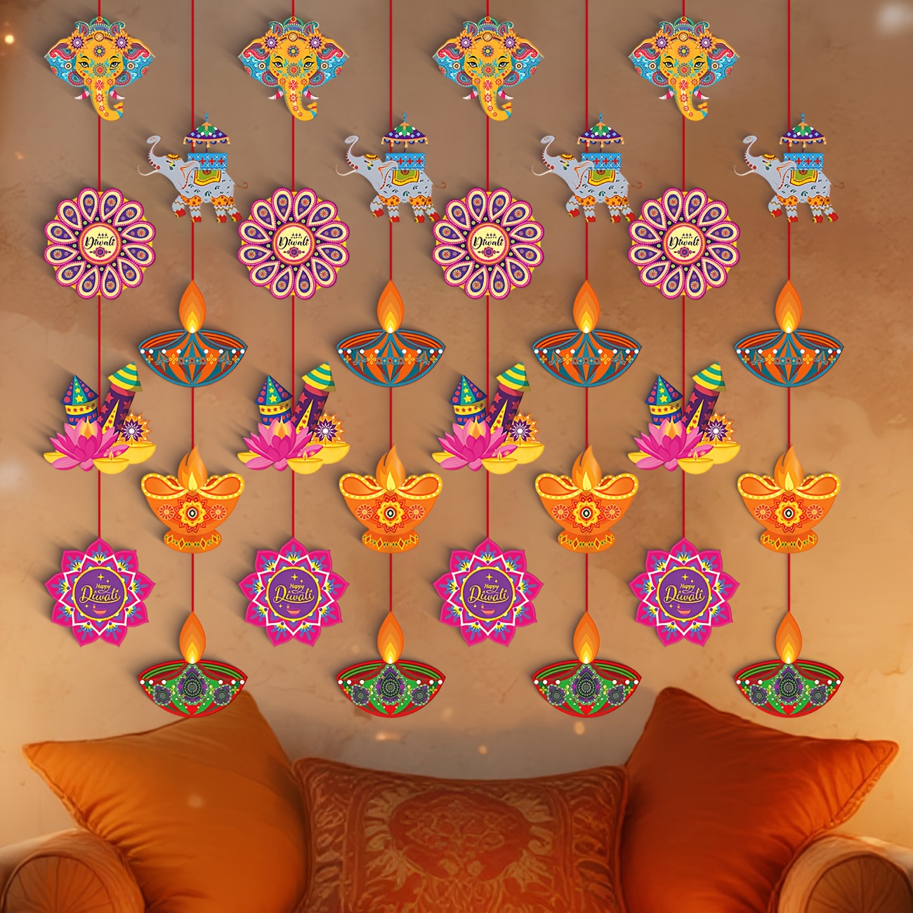 Happy Diwali Decorazione da ap - Lighting Decoration For Diwali recensione e prezzo