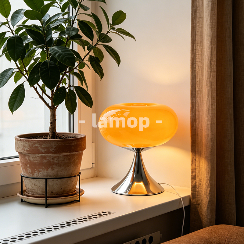 Lampada da Tavolo in Vetro di  - Orange Lighting Decor recensione e prezzo