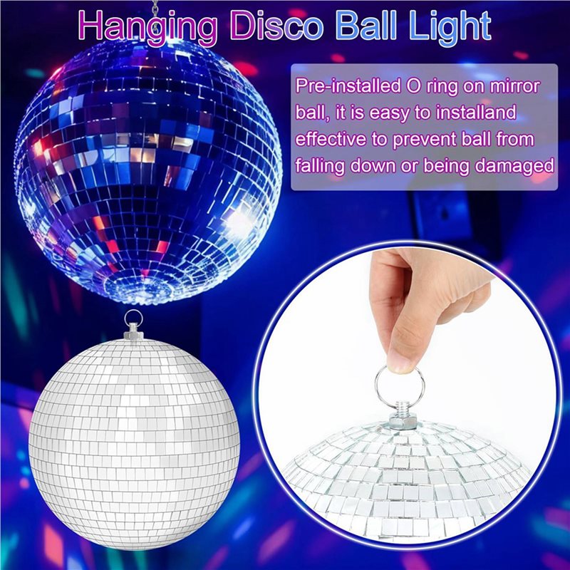 AT41 Set di 2 Sfere da Discote - Disco Ball Mirror recensione e prezzo