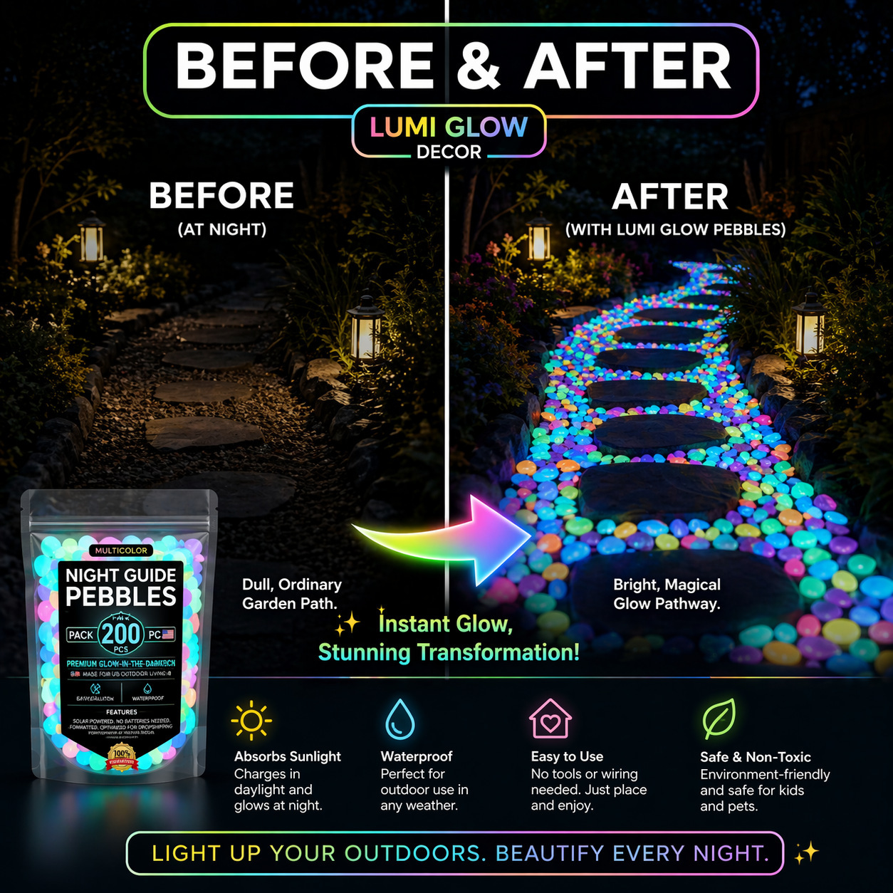 Ciottoli luminosi colorati che - Decor Lighting Pack recensione e prezzo