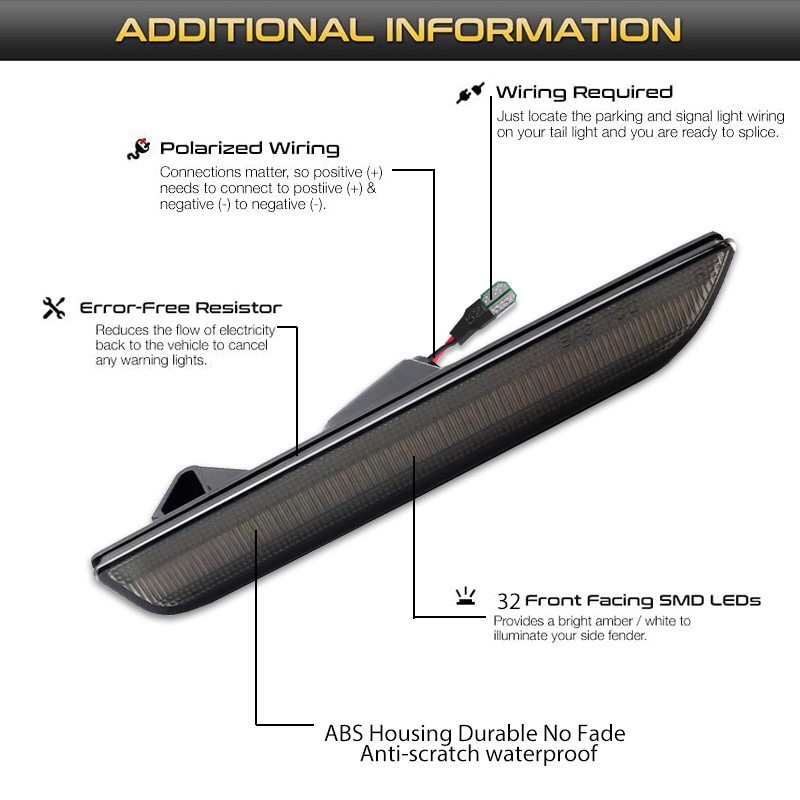 2 pz Auto Anteriore Paraurti P - Orange Lighting Decor recensione e prezzo