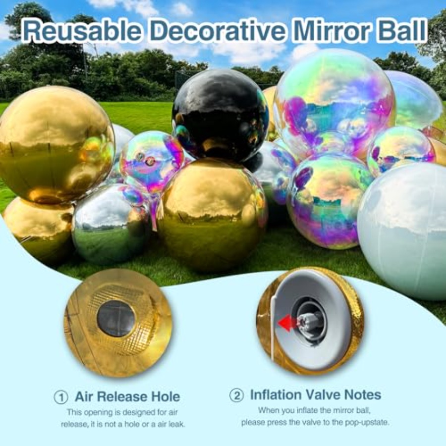 Set di 3 Palloni a Specchio Go - Disco Ball Mirror recensione e prezzo