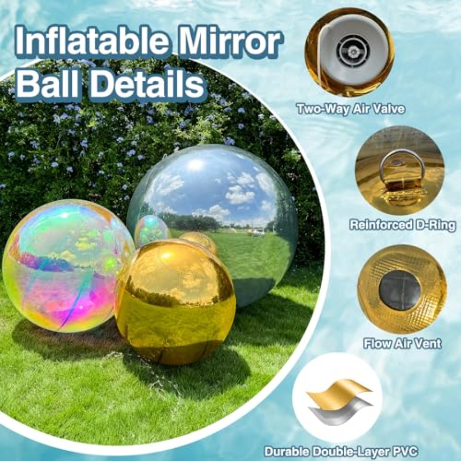 Set di 3 Palloni a Specchio Go - Disco Ball Mirror recensione e prezzo
