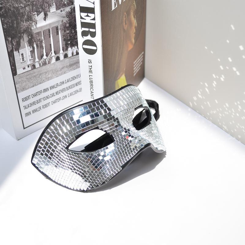 Maschera da discoteca con glit - Disco Ball Mirror recensione e prezzo