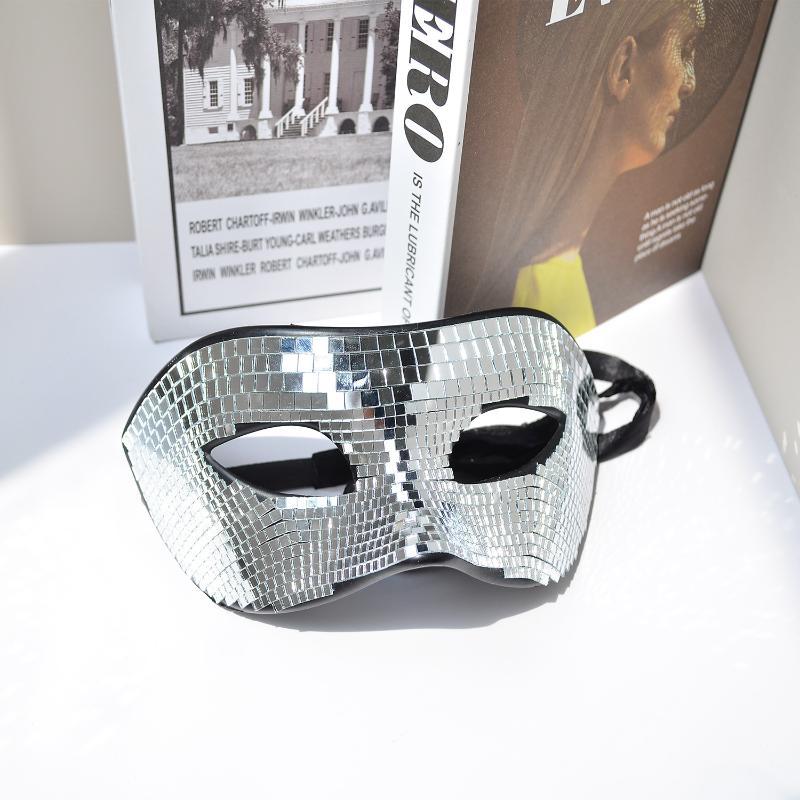 Maschera da discoteca con glit - Disco Ball Mirror recensione e prezzo