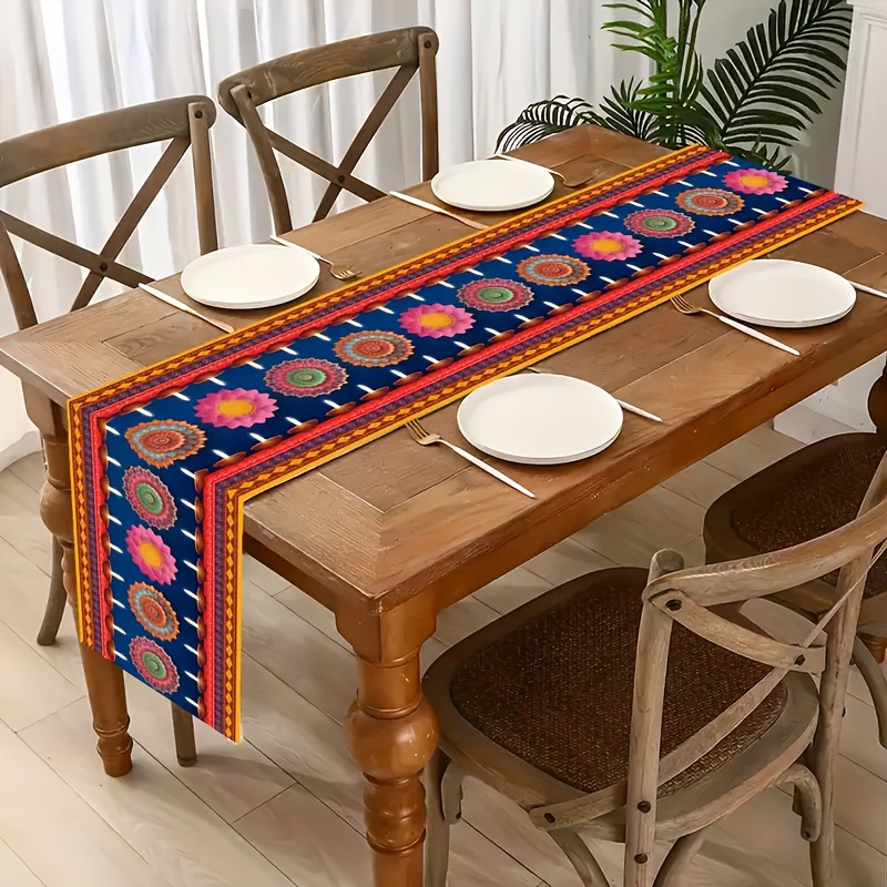 Runner da Tavola in Lino per i - Lighting Decoration For Diwali recensione e prezzo