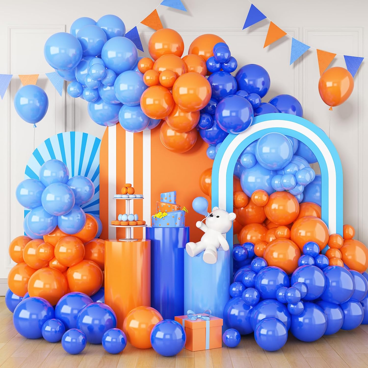 Palloncino arancione blu arco  - Orange Lighting Decor recensione e prezzo