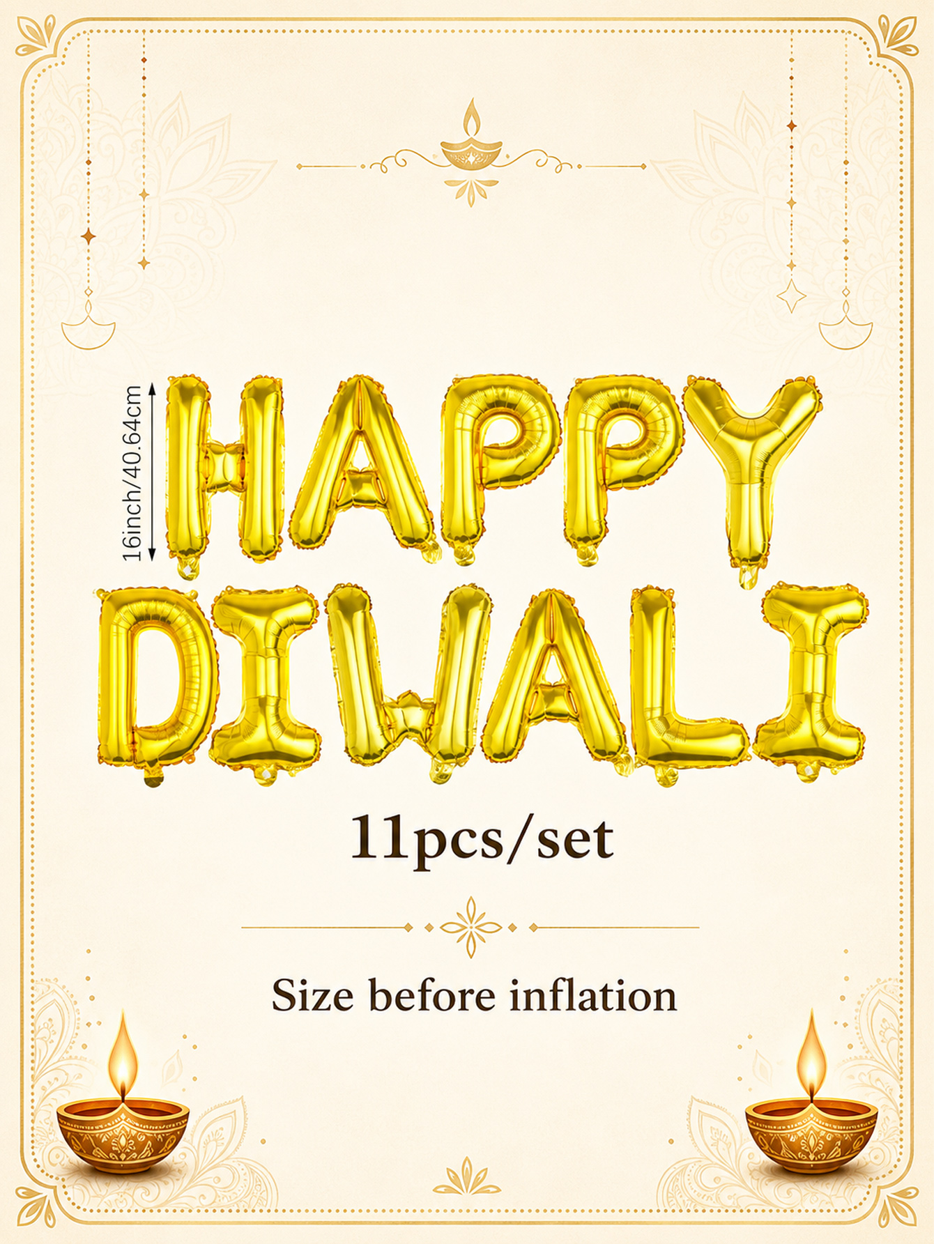Set di palloncini con striscio - Lighting Decoration For Diwali recensione e prezzo