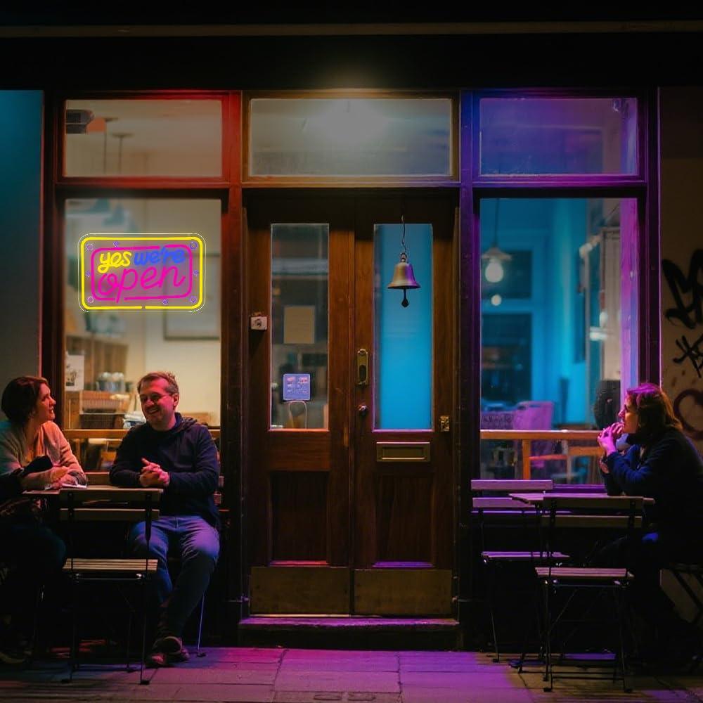 Insegna al Neon 'Yes We're Ope - Lighting Decor Store recensione e prezzo