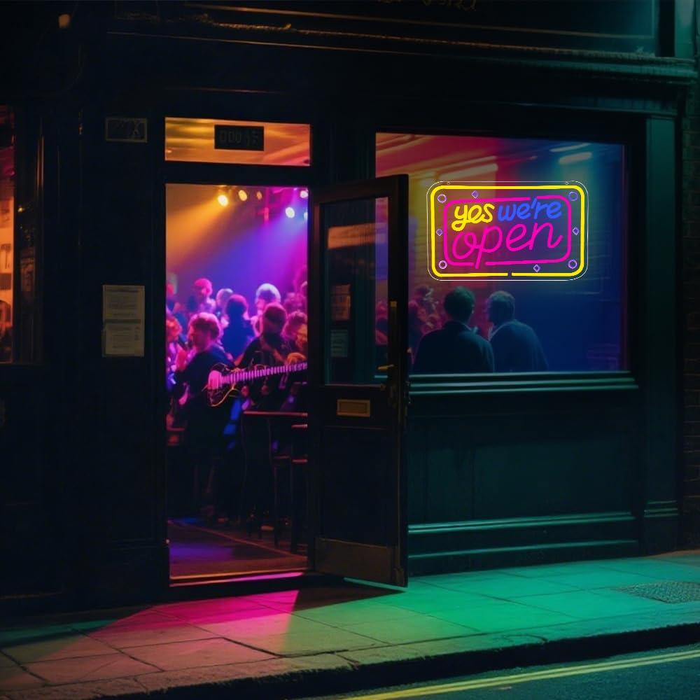 Insegna al Neon 'Yes We're Ope - Lighting Decor Store recensione e prezzo
