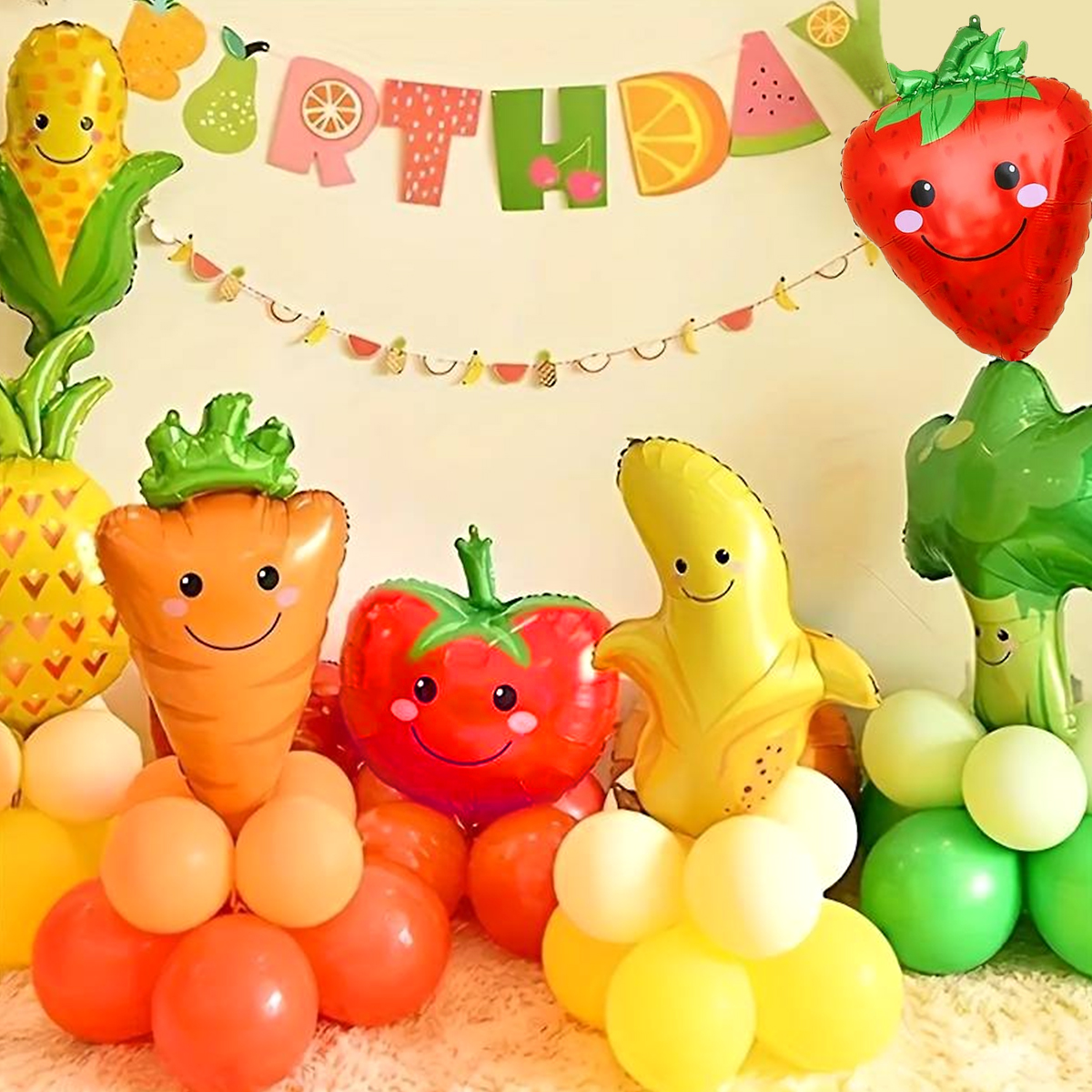 7 pezzi palloncini a tema frut - Orange Lighting Decor recensione e prezzo