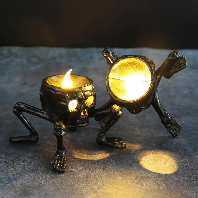 Halloween Break The Arm Skull  - Orange Lighting Decor recensione e prezzo