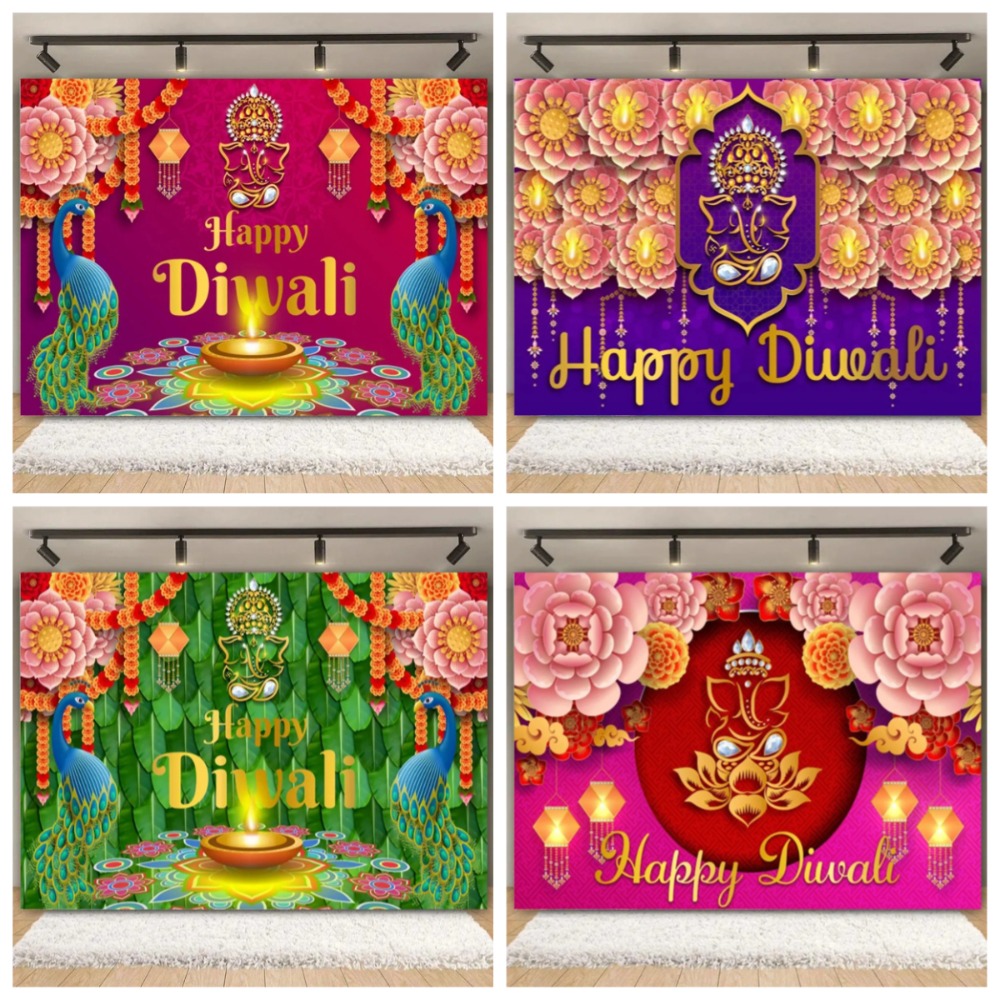 Happy Diwali Festival Sfondo F - Lighting Decoration For Diwali recensione e prezzo