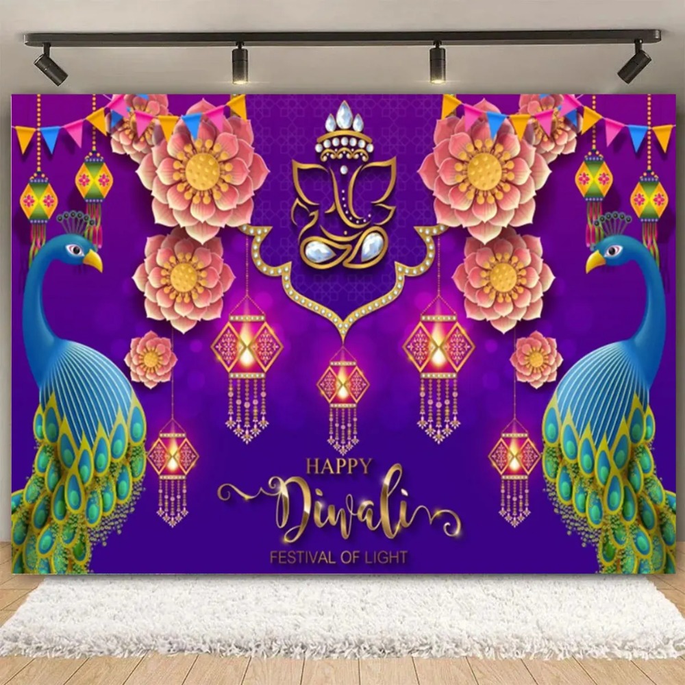Happy Diwali Festival Sfondo F - Lighting Decoration For Diwali recensione e prezzo